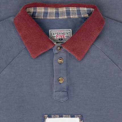 Experiment-Five Polo Shirt-Navy