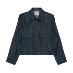 Experiment-Five Pinstripe Denim Jacket