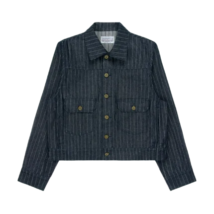 Experiment-Five Pinstripe Denim Jacket