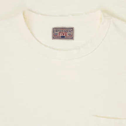 Experiment-Five Slub Pocket Tee Ivory